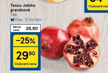 Granátové jablko Tesco