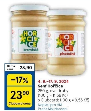 Hořčice Senf