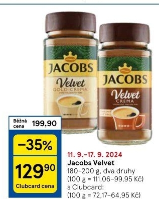 Instantní káva Jacobs Velvet