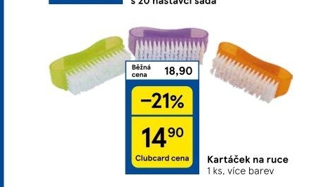 Kartáček na ruce