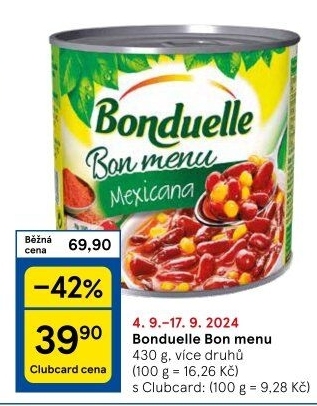 Konzervy Bon Menu Bonduelle