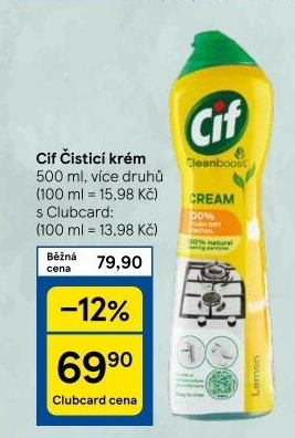 Krémový čistič Cif Cream