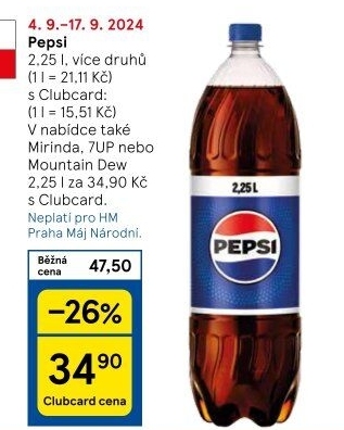 Limonáda Pepsi