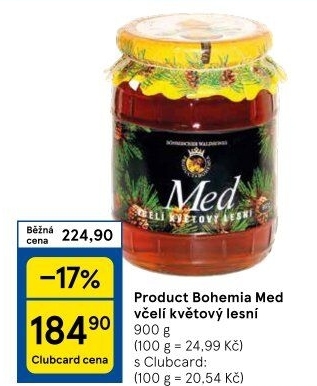 Med květový lesní Product Bohemia