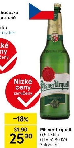 Pivo Pilsner Urquell