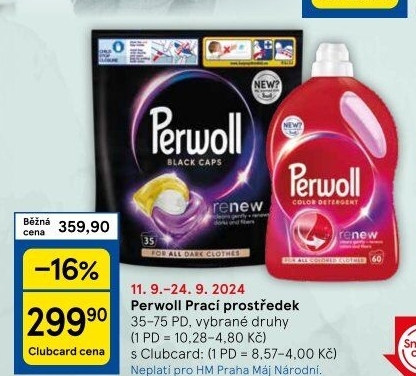 Prací prostředky Perwoll