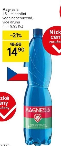 Přírodní voda Magnesia