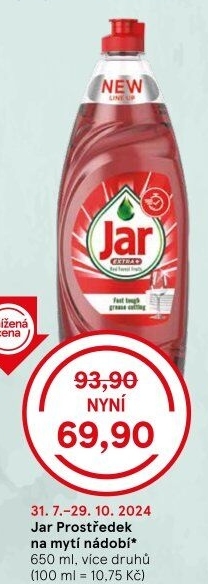 Prostředek na nádobí Jar