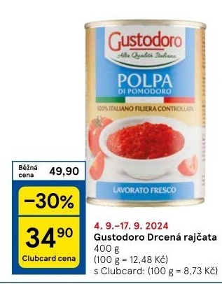 Rajčata drcená Passata Gustodoro