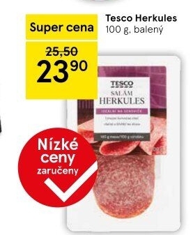 Salám Herkules Tesco