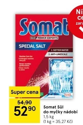 Sůl do myčky Somat