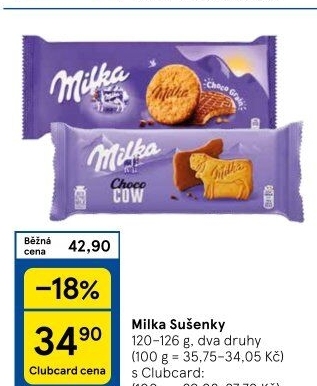Sušenky Milka