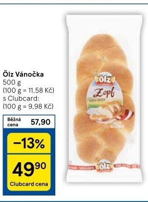 Vánočka Ölz
