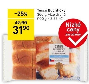 Buchtičky české Tesco