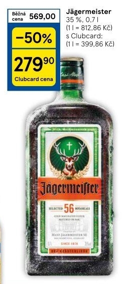 Bylinný likér Jägermeister