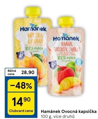 Kapsička ovocná 100% Hamánek