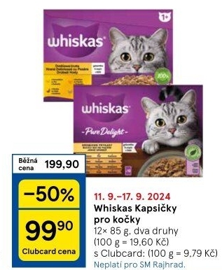 Kapsičky pro kočky Whiskas