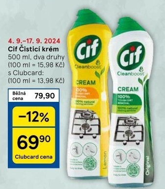 Krémový čistič Cif Cream