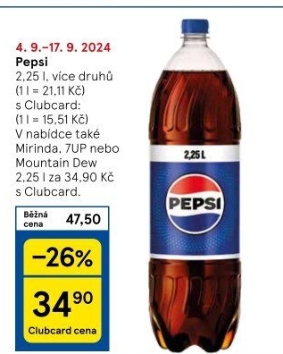 Limonáda Pepsi