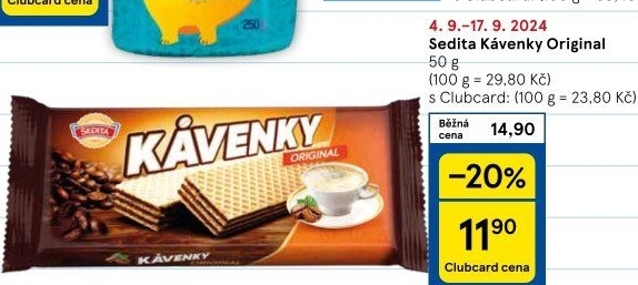 Oplatky Kávenky Sedita