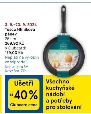 Pánev hliníková Tesco