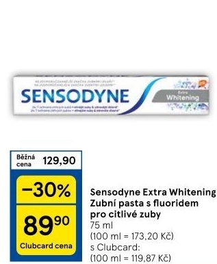 Pasta na zuby Extra Whitening Sensodyne