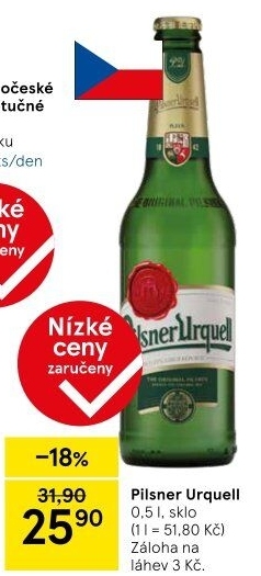 Pivo Pilsner Urquell