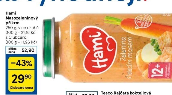 Příkrm masozeleninový Hami