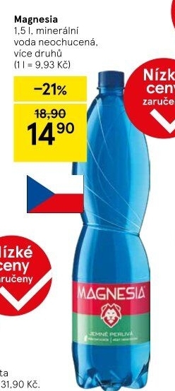 Přírodní voda Magnesia