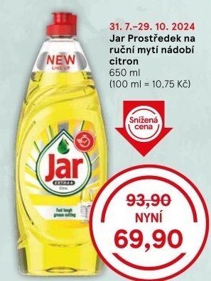 Prostředek na nádobí Jar