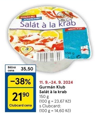 Salát a la krab Gurmán Klub
