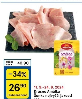 Šunka Amálka nejvyšší jakosti Krásno