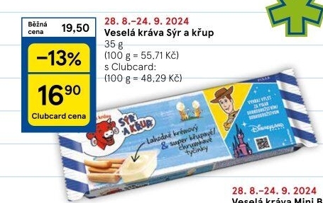 Sýr a křup Veselá kráva
