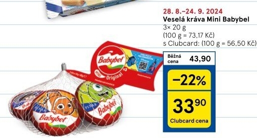 Sýr Mini Babybel Veselá kráva
