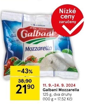 Sýr Mozzarella Galbani