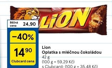 Tyčinka Lion Nestlé