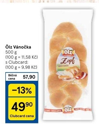 Vánočka Ölz