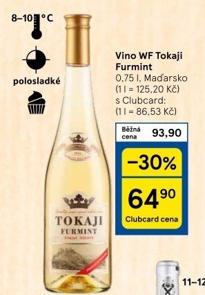 Víno Furmint Tokaji