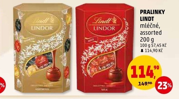 Bonboniéra Pralinky Lindor Lindt