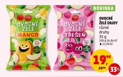 Bonbony želé ovocné Enjoy