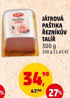 Paštika játrovka Řezníkův talíř