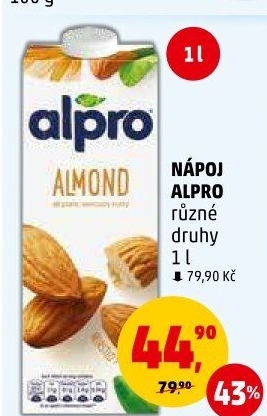 Rostlinné nápoje Alpro