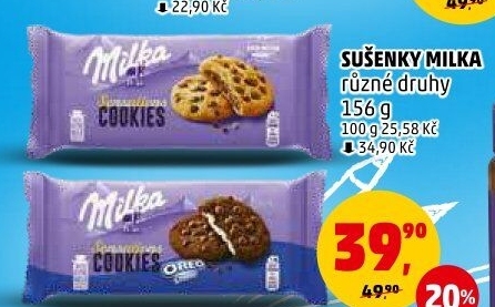 Sušenky Milka