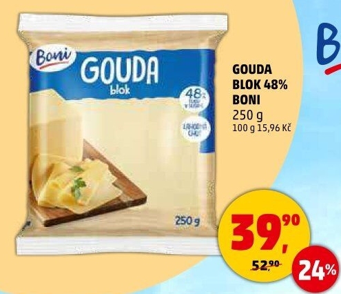 Sýr Gouda 48% Boni