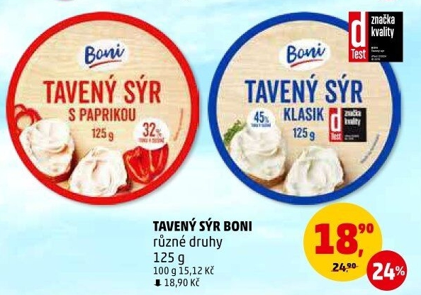 Sýr tavený Boni