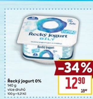 Bílý jogurt řecký 0% Milko