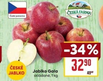 Jablka Gala Česká Farma