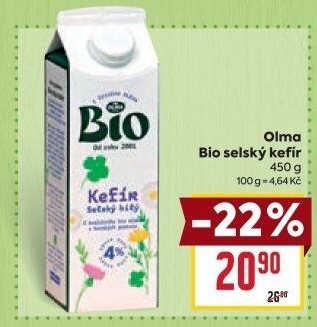 Kefír Selský bio Olma