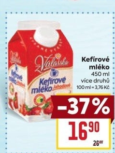 Kefírové mléko ochucené Mlékárna Valašské Meziříčí