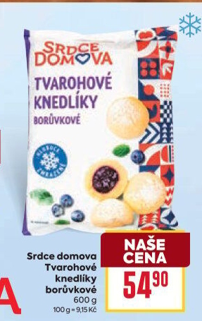 Knedlíky mražené Srdce Domova